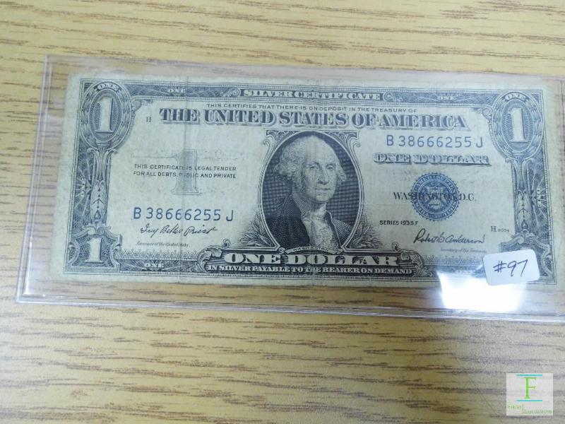 1935 F $1 Silver Certificate