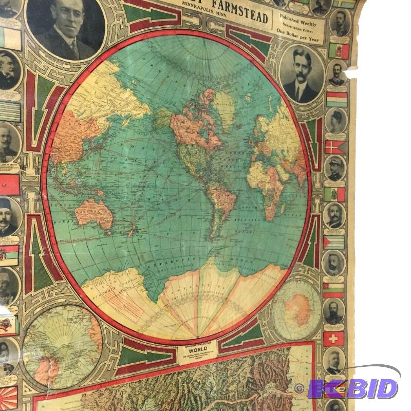 lot 5 image: Lot of one Vary Large Ultra Rare Antique Map