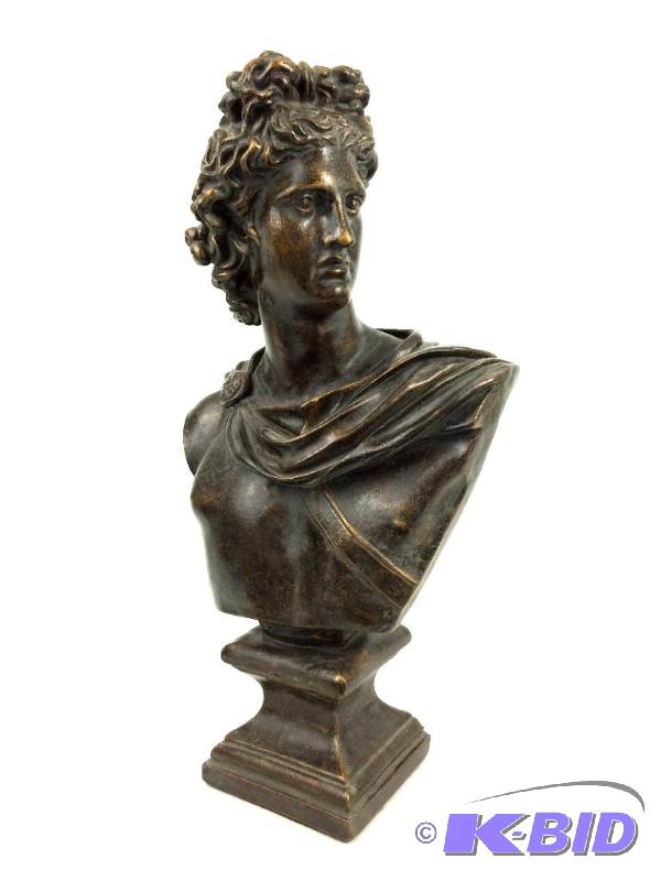 lot 26 image: Two Foot Tall Bust of a Roman.