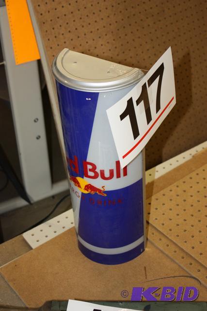Red Bull Lit Sign