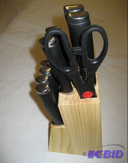 10 Piece Santoku Knife Set & Block