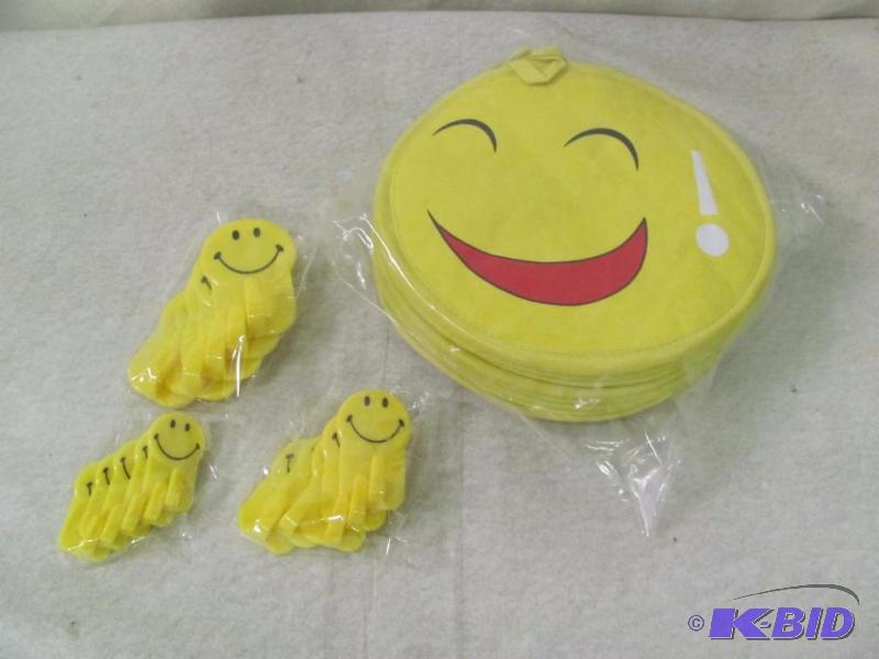 Smiley Face Kitchen Accessory Lot