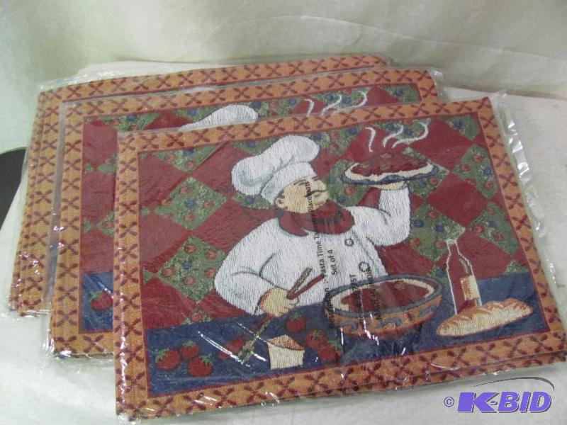 12 Piece Tapestry Placemat Set