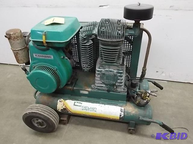 Rol-Air Double Pump Dual Tank Gas Air Compres...