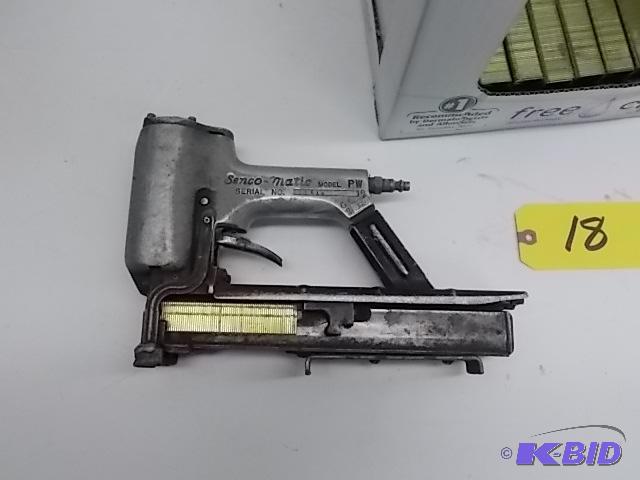 Senco-Matic Model PW Stapler, with Staples, W...
