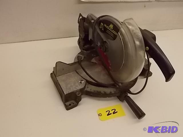 McCulloch 10&quot Compound Miter Saw, Works...