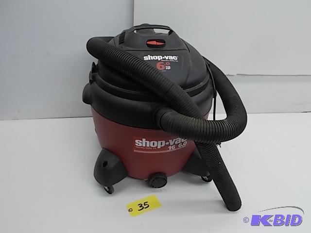 Shop Vac, 16 Gallon, 6 Hp, Works...
