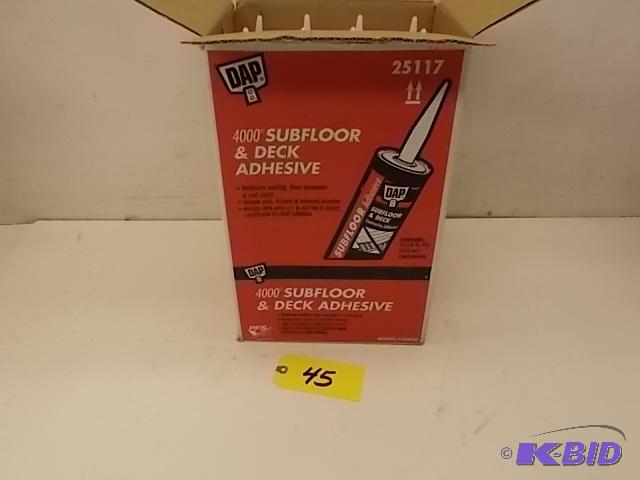 (12) Dap 25117 4000 Subfloor &amp Deck Adhes...