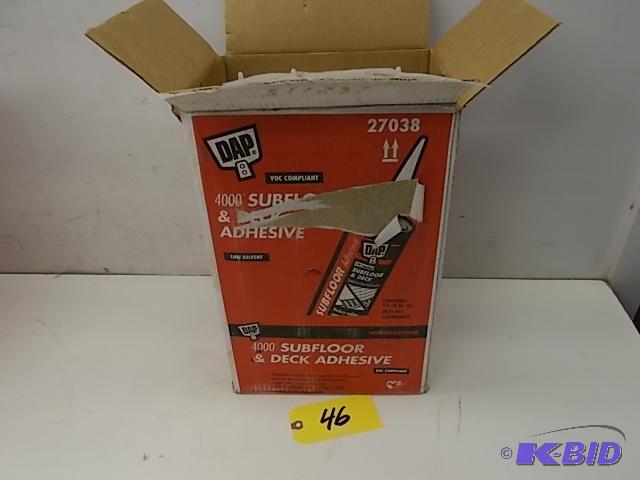 (12) Dap 27038 4000 Subfloor &amp Deck Adhes...