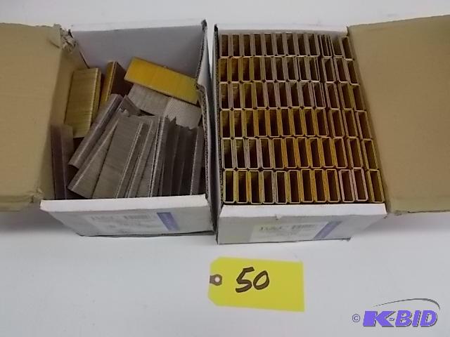 (2) Boxes B&ampC Eagle 16 ga. Med. Crown Sta...