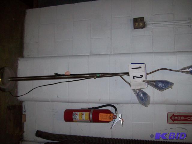 Silver Flexible Floor Lamp, 3 Bulbs, 6 Foot T...