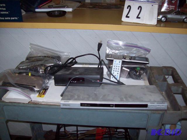 Lot of Electronics, DVD Player, Misc Universa...