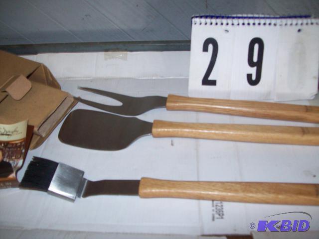 Tom Douglas Stainless Steel 3 Piece BBQ Tool ...