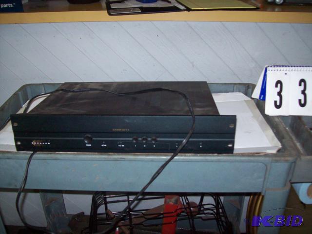 Sonamp 260 x 3 Amplifier, turned on...