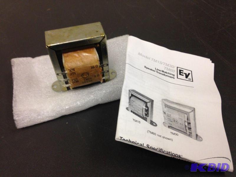 lot 10 image: Electro-Voice 30-Watt Universal Line Matching...