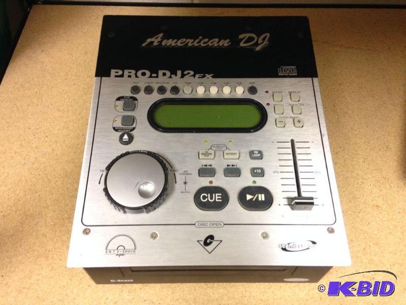 lot 24 image: American Audio DJ Pro CD Player Model PRO-DJ...