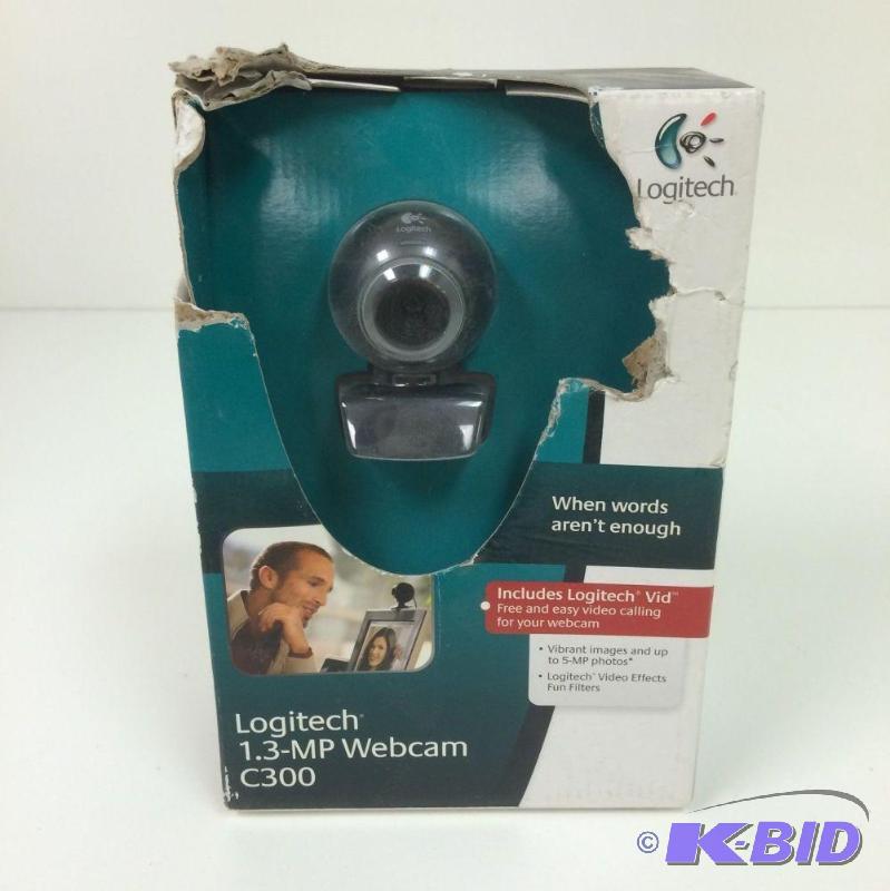 lot 7 image: NEW Logitech C300 1.3MP Webcam Box is a bit ...