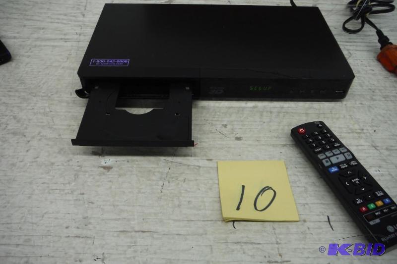 lot 10 image: LG Electronics BP530 3D Blu-ray Disc Player with Wi-Fi