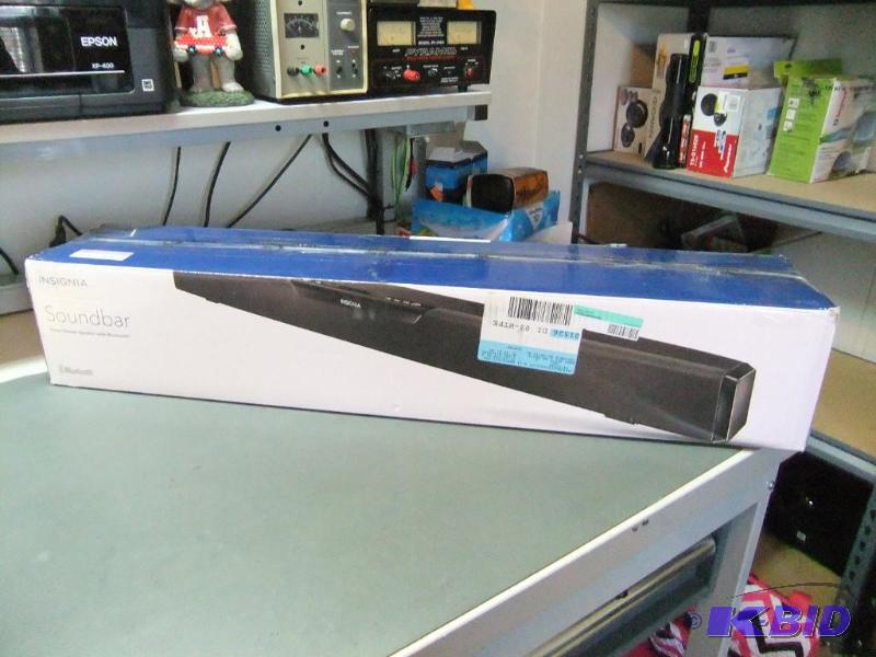 lot 19 image: Insignia Bluetooth Soundbar Home Theater Speaker System NS-SB315