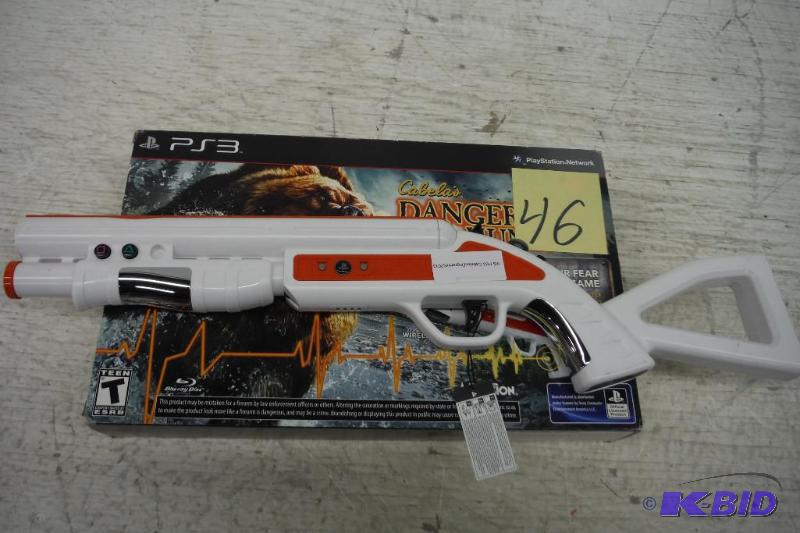 lot 46 image: Cabelas Dangerous Hunts  Gun - Playstation 4