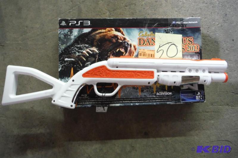 lot 50 image: Cabelas Dangerous Hunts  Gun - Playstation 8