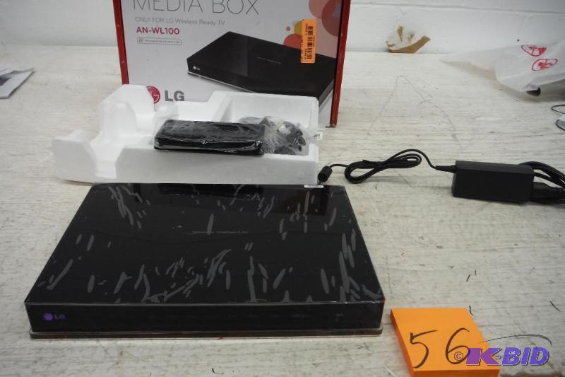 lot 56 image: LG Wireless Media Box ANWL100W Digital Device - Black