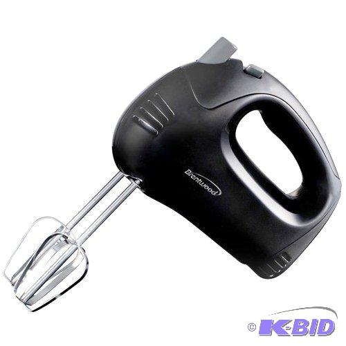 lot 69 image: Brentwood Appliances HM-44 5-Speed Hand Mixer, Black