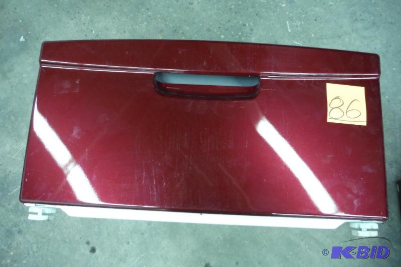 lot 86 image: Samsung WE357A0F 27 In. Laundry PedestalDrawer, Merlot
