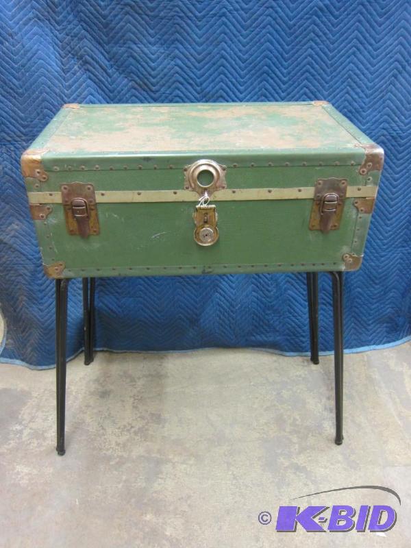 Vintage Chest w Metal Legs