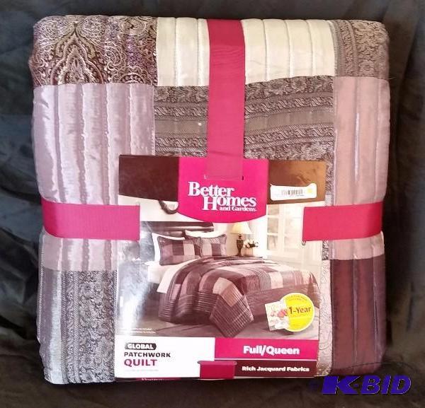 Better Homes and Gardens.  New in Package.  Patchwork Quilt.  FullQueen Size.  OverStock