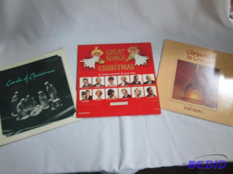 3 Christmas Vinyl Records