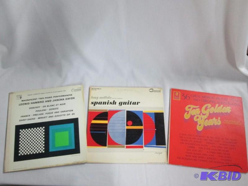 3 Vinyl Records