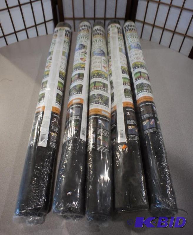 New - Lot of (5) Natural Weed Block - 40in x ...