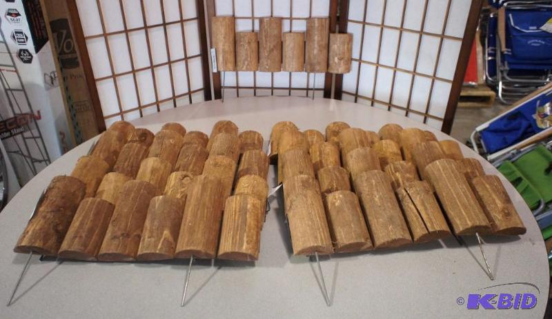 New - Lot of (9) Wood Edging - Please see all...
