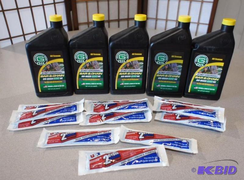 New - Lot of (5) Bar &amp Chain Oil - (12) p...