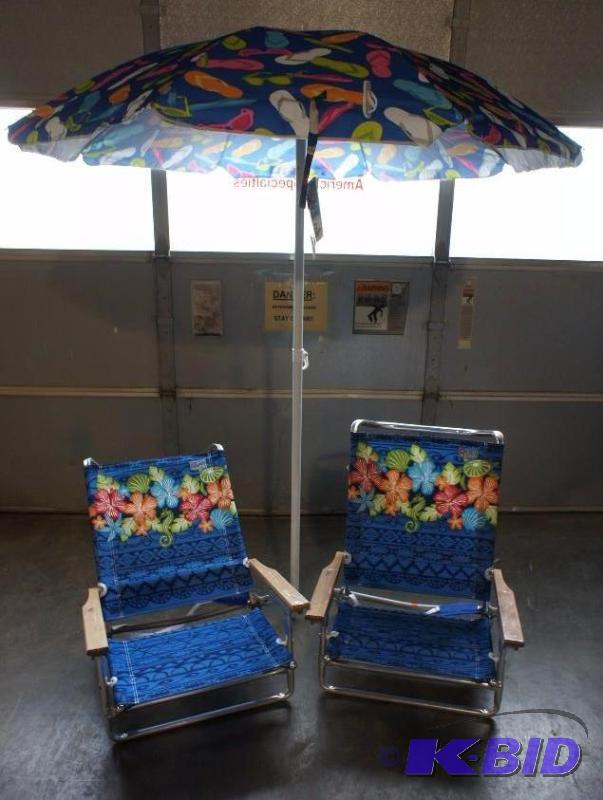 New - Lot of (2) Rio Beach Chairs - (1) Rio 6...
