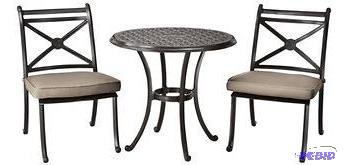 New 3pc Smith and Hawken SunSharp Patio Bistr...