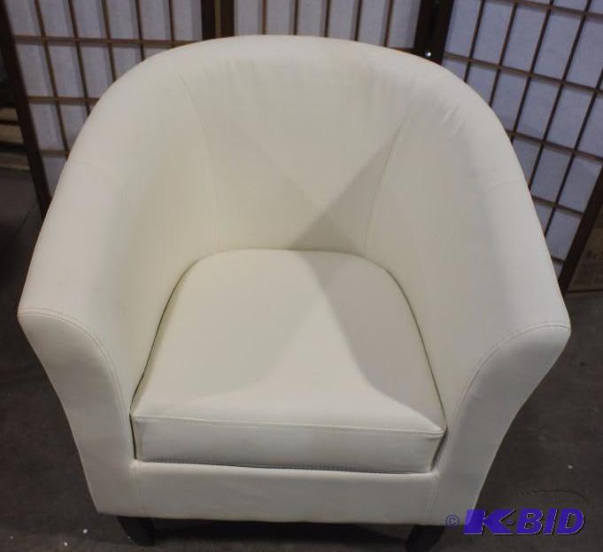 New Linon Home Chair - Durablend Leather - Iv...