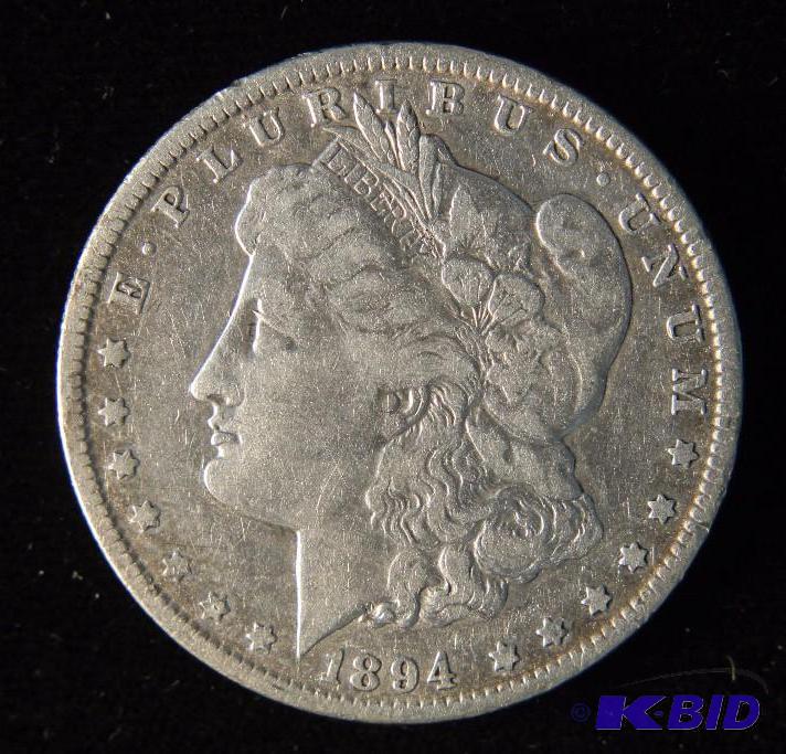 1894 O MORGAN DOLLAR VF