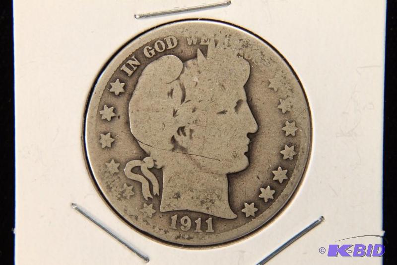 1911 BARBER HALF DOLLAR