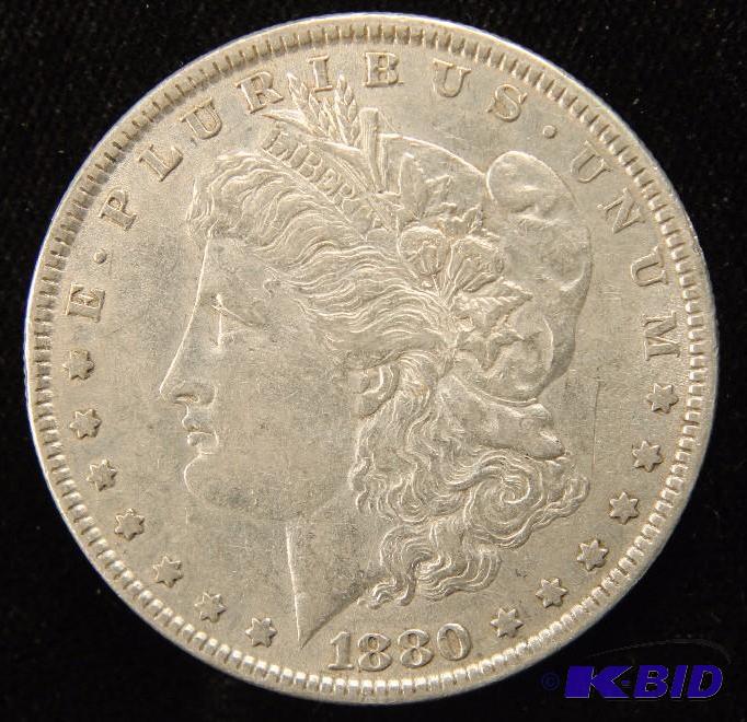 1880 MORGAN DOLLAR XF