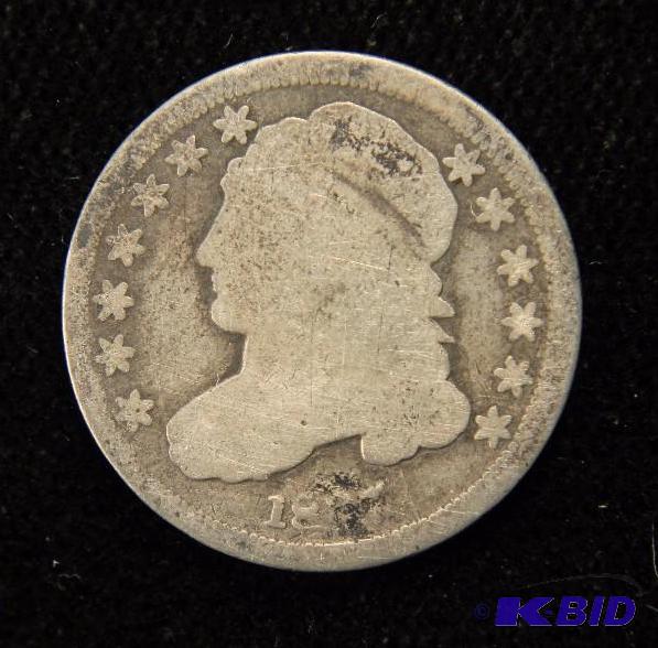 1837 CAPPED BUST SILVER DIME