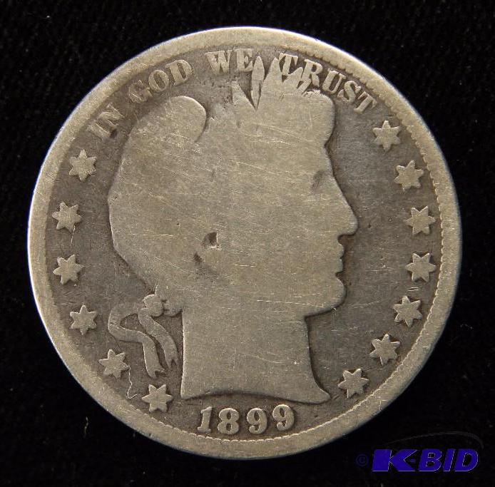 1899 BARBER HALF DOLLAR