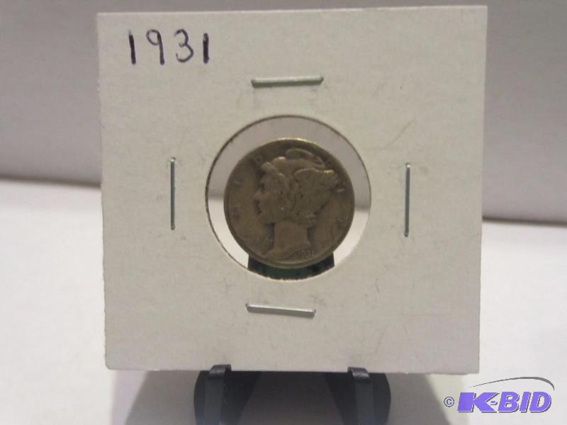 1931 MERCURY DIME 90% SILVER