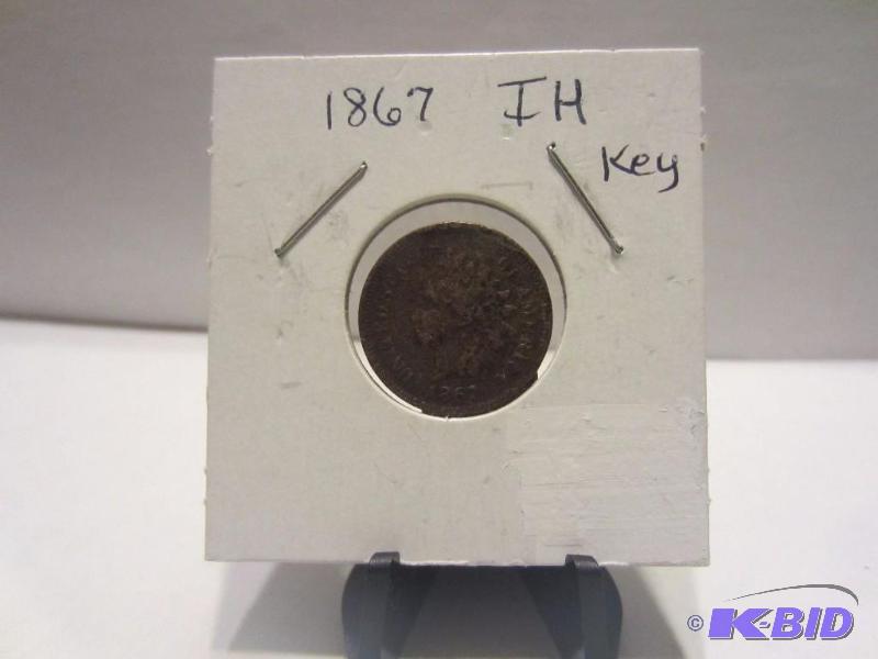 1867 INDIAN HEAD CENT , KEY DATE