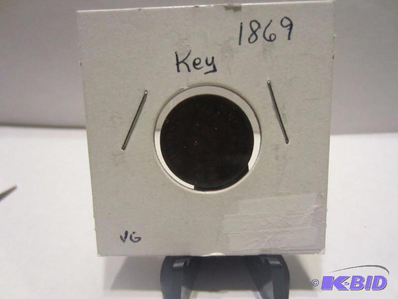 1869 INDIAN HEAD CENT VG , KEY DATE
