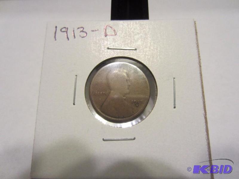 1913 D LINCOLN CENT KEY DATE