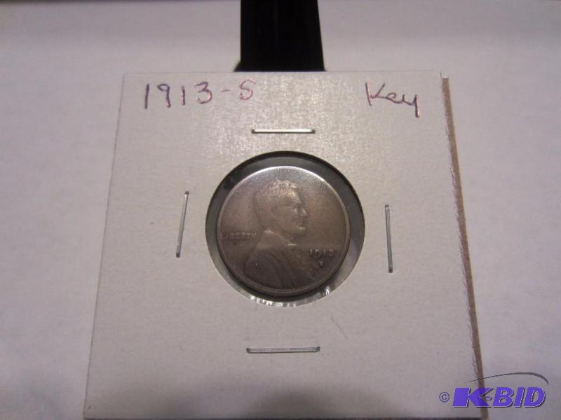 1913 S LINCOLN CENT KEY DATE