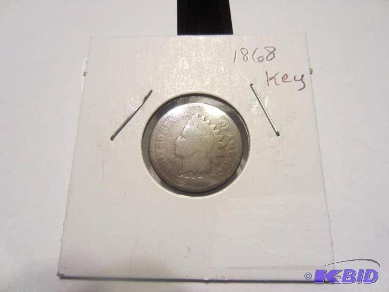 1868 INDIAN HEAD CENT KEY DAYE