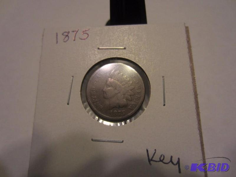 1875 INDIAN HEAD CENT KEY DATE